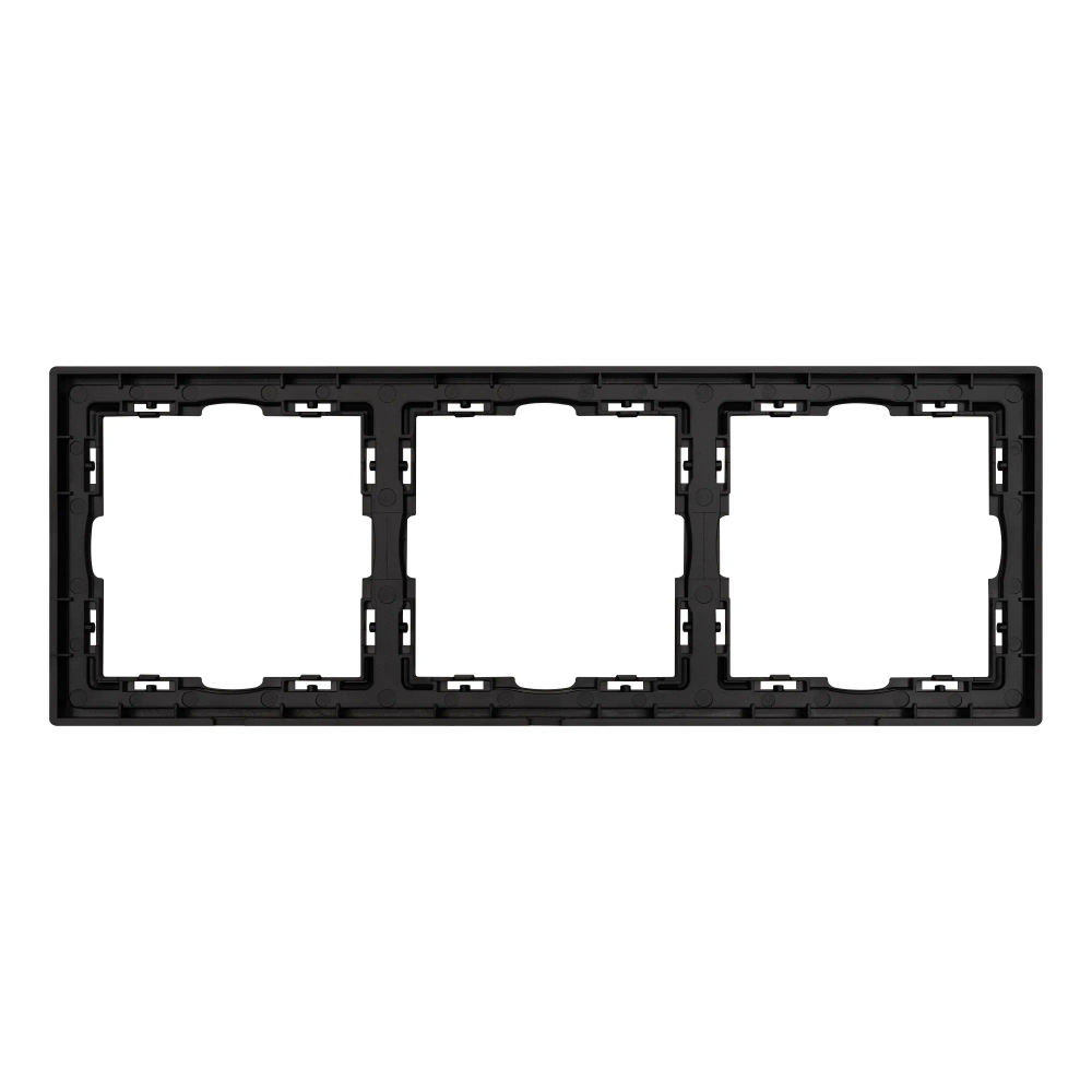 Рамка пластиковая FRM-NOBE-SFPL-3-BK (Arlight, -) 054220