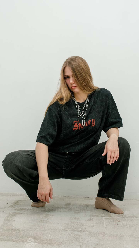 HONEY Футболка из вареного трикотажа