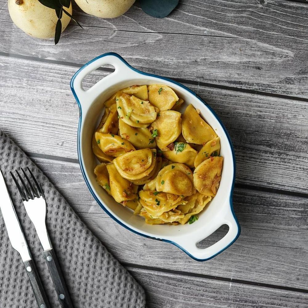 Блюдо овальное 25*16,1 см h5,5 см 880 мл с ручками   P.L. Proff Cuisine [2]