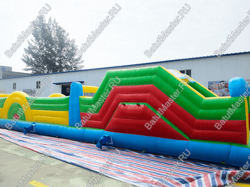 Надувная полоса препятствий "Веселые забавы"