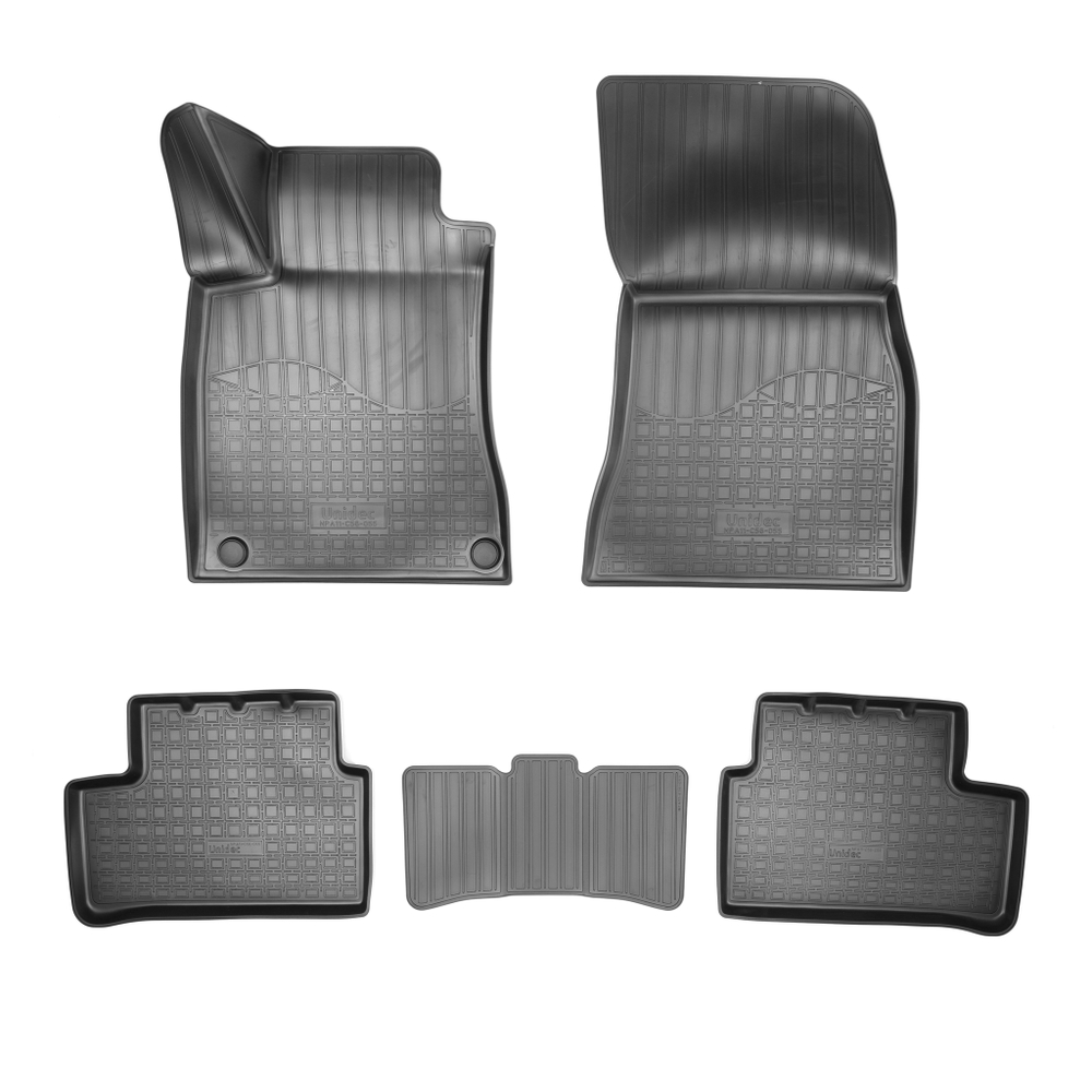 Ковры в салон Norplast/Unidec для Mercedes-Benz CLA в кузове C118 (2019-)Полиуретан,Черный, арт.NPA11-C56-055
