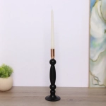 Подсвечник «FARY TALE» 9*32 см, Черный/золото