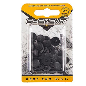 Заглушки на шуруп №3 (черный 40 шт)