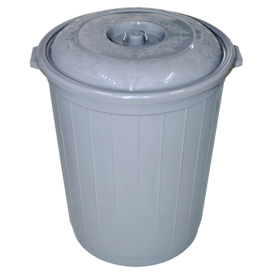 Бак универсальный 90л. для мусора круглый с крышкой МХ 01190