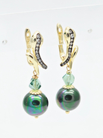 91004048 Серьги Selena Pearls