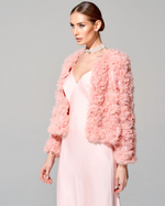 Кардиган с вышивкой ручной работы стеклянным бисером