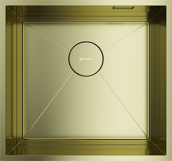 Кухонная мойка OMOIKIRI Kasen 48-26-INT-LG нерж.сталь/светлое золото(арт.4997057)
