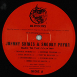 Johnny Shines & Snooky Pryor / Back To The Country (LP)