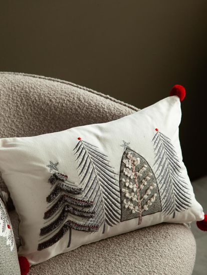 Чехол на подушку enchanted pines из коллекции new year essential