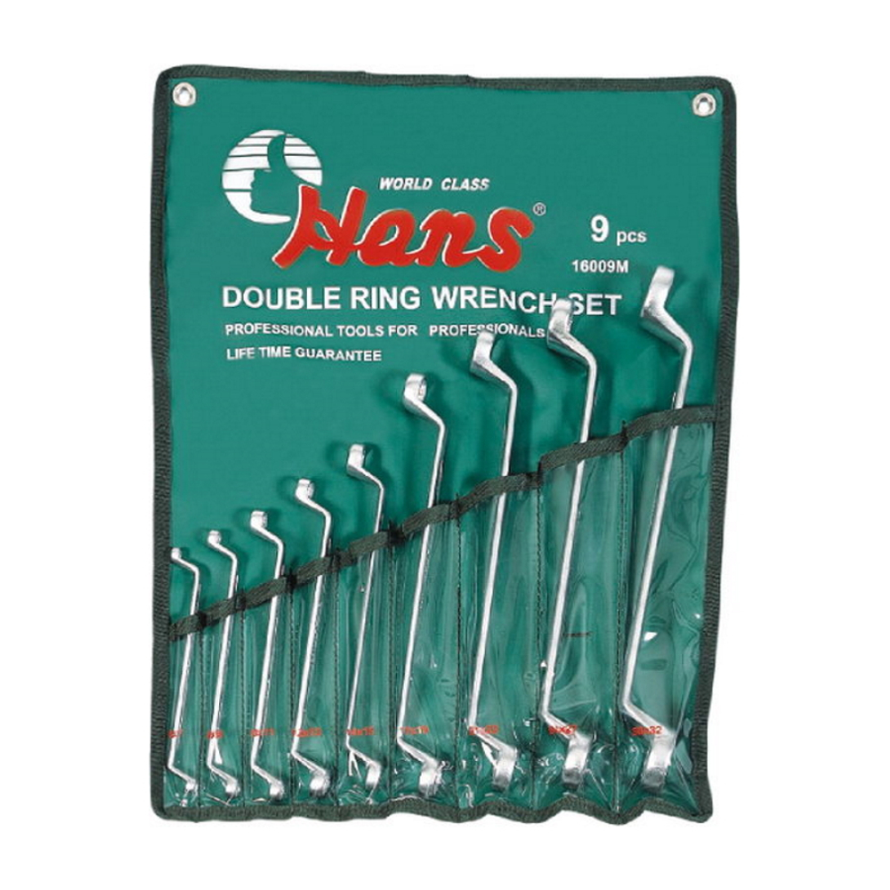 Набор накидных гаечных ключей Hans, 16009M