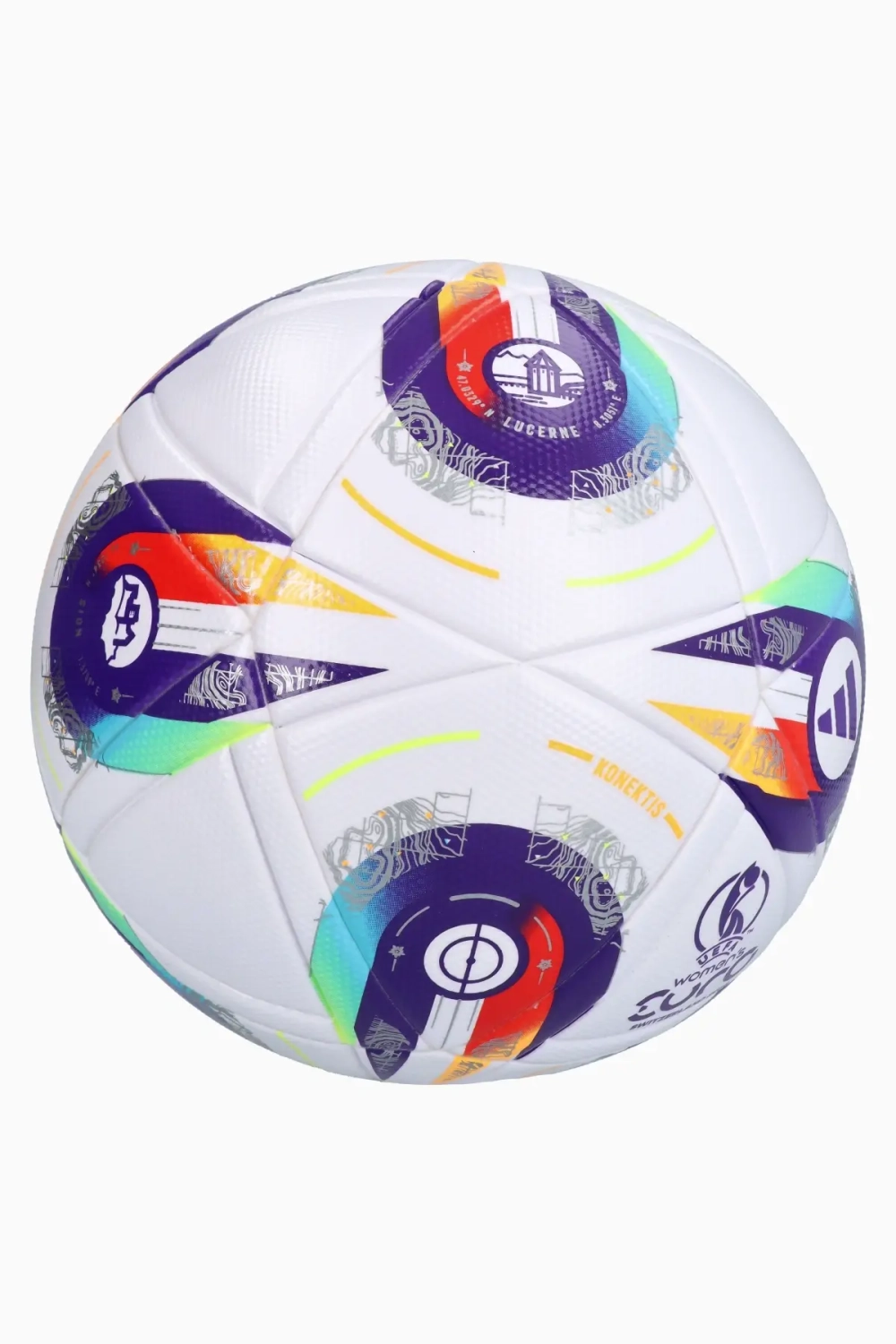 Футбольный мяч adidas Women's EURO 2025 League размер 4 - белый