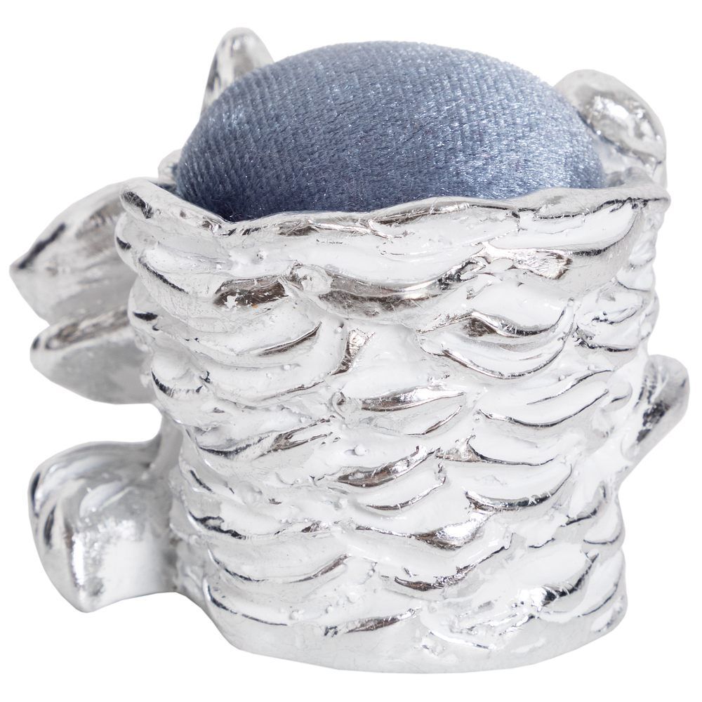 Игольница Орхидея Ликаста Белая Сильвер