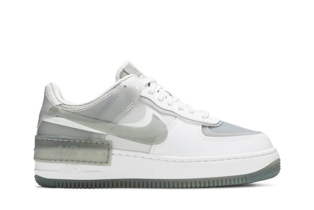 Кроссовки Nike Air Force 1 Shadow Particle Grey (Женская размерная сетка)