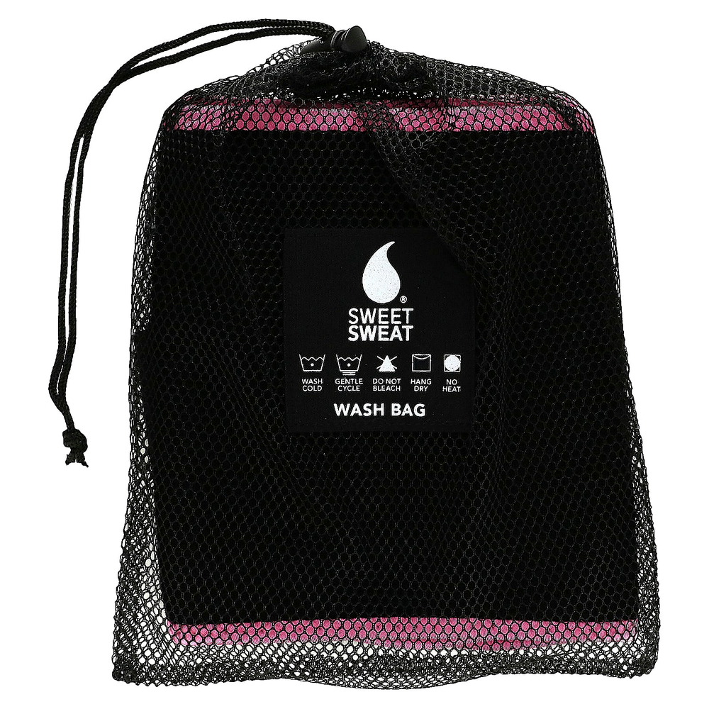 Sports Research, Sweet Sweat, пояс для похудения, средний, черного и розового цвета, 1 шт.