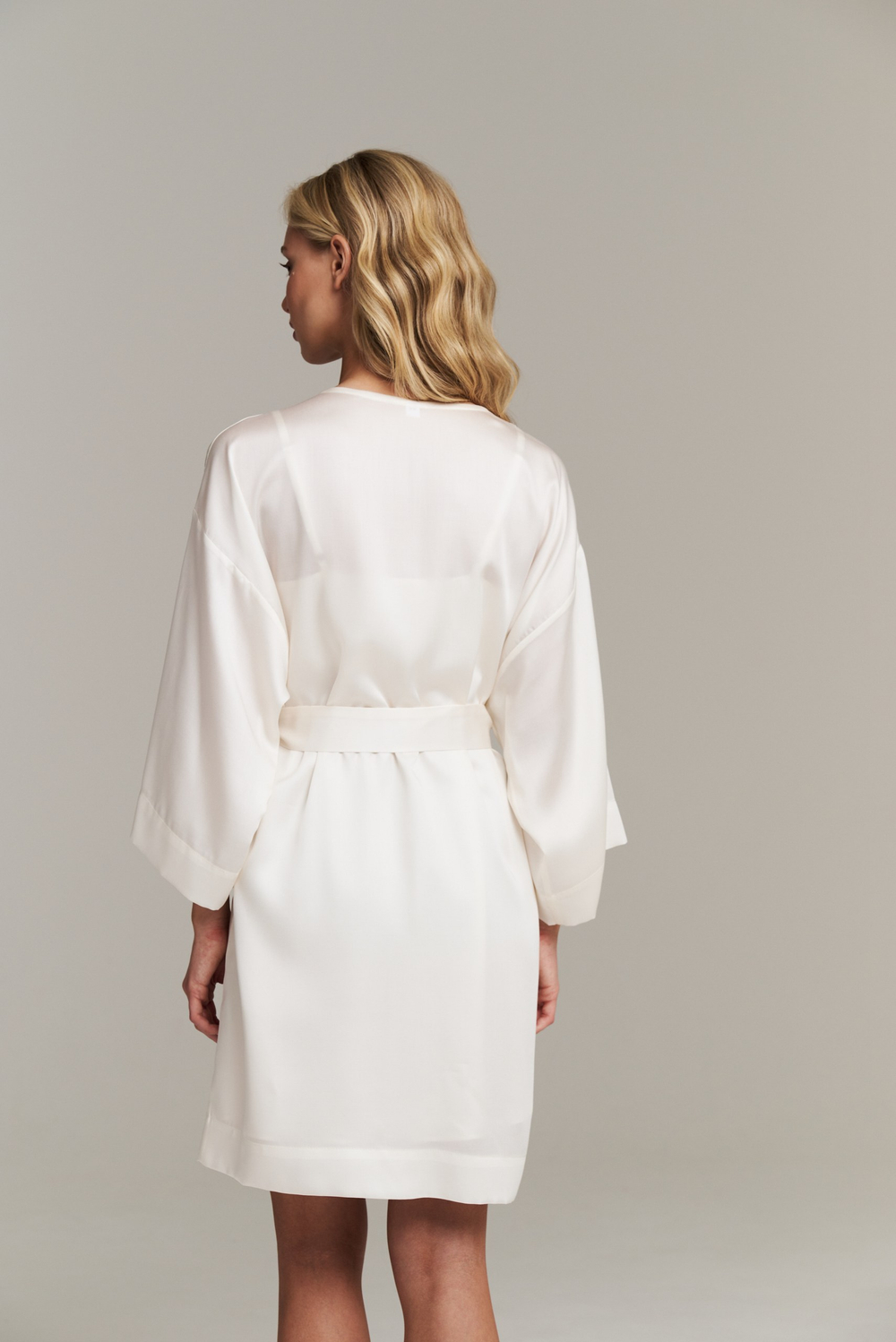 Халат-кимоно из тенселя макси