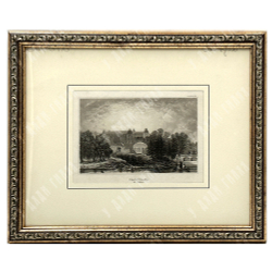 Йозеф Мейер. Царицыно в Москве. Снято с вида первой половины XIX века. Германия. 1840-е гг. Бумага,