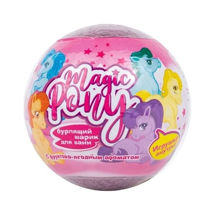 Бурлящий шарик для ванн "Magic Pony", ТМ L'COSMETIC