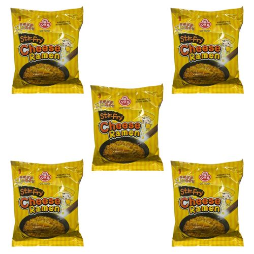 Лапша Ottogi Stir Fry Cheese Ramen 120 г 5 шт