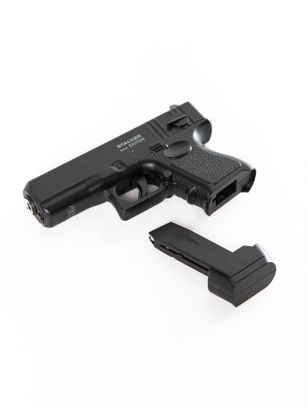 Пистолет пневм. Stalker SA17GM Spring (аналог Glock 17), к.6мм,мет.корпус, маг.6шар