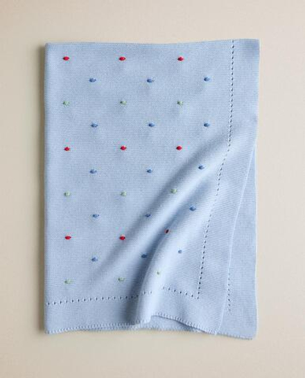 Zara Home плед детский из хлопка, 70x100 см