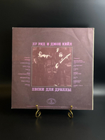 LP Лу Рид и Джон Кейл - Песни для Дреллы. Зарубежный рок. Виниловая пластинка 12 дюймов. Антроп 1991 год.