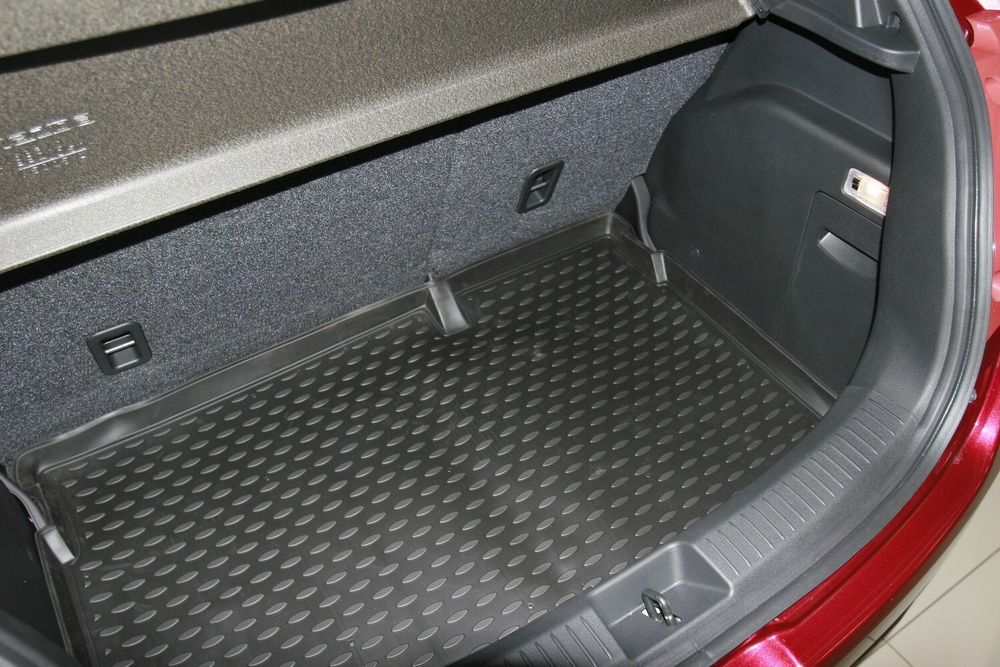 Коврик в багажник для MAZDA 2 (DE,DE2) 2007-2014, хэтчбек (полиуретан) арт.NLC.33.15.B11