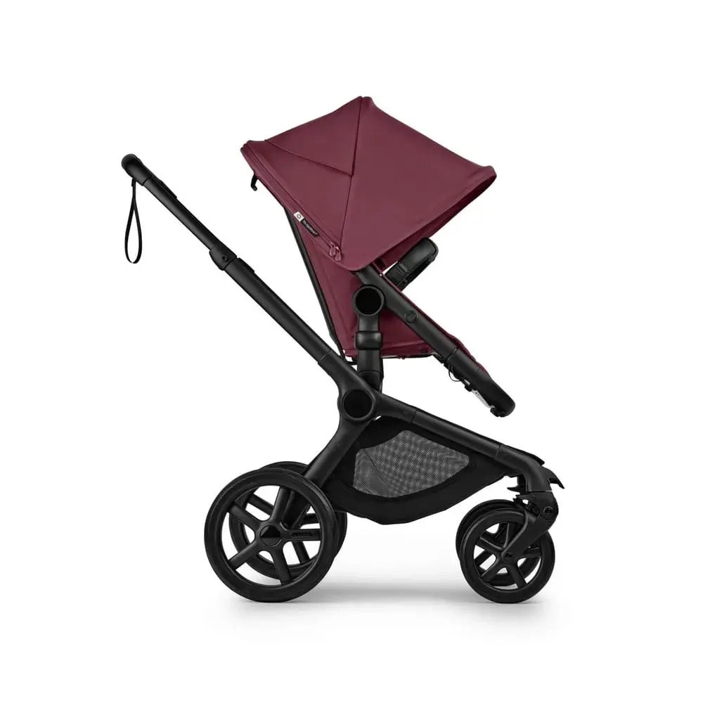 Коляска 3 в 1 Bugaboo Fox 5 Renew Dark Cherry + Автокресло Cybex Cloud T Sepia Black