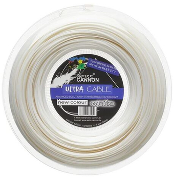 Теннисные струны Weiss Cannon Ultra Cable (200 m) - белый