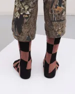 Носки Anteater Big Check Коричневые