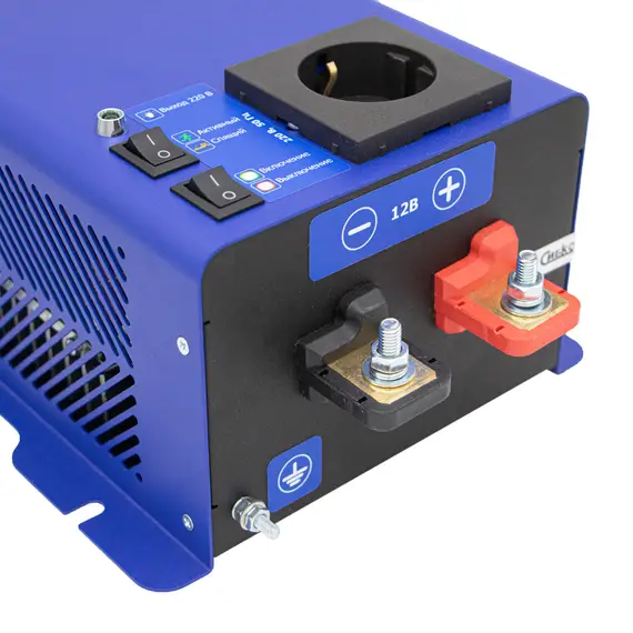 Инвертор СибВатт 1012 DC/AC, 12В/220В, 1000Вт