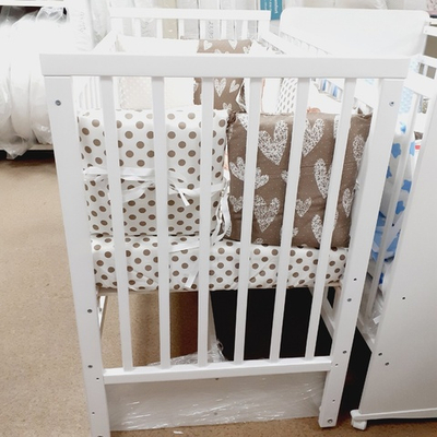 Кроватка Incanto Molly на поперечном маятнике, цвет белый