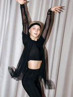 Кардиган из сетки для танцев