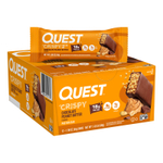 Quest Nutrition, протеиновый батончик, хрустящий шоколад и арахисовая паста, 12 батончиков по 54 г (1,9 унции)