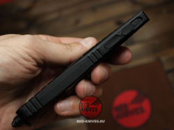 Нож Microtech Troodon Delta Shadow Frag T/E - клинок танто, блэквош МТ11