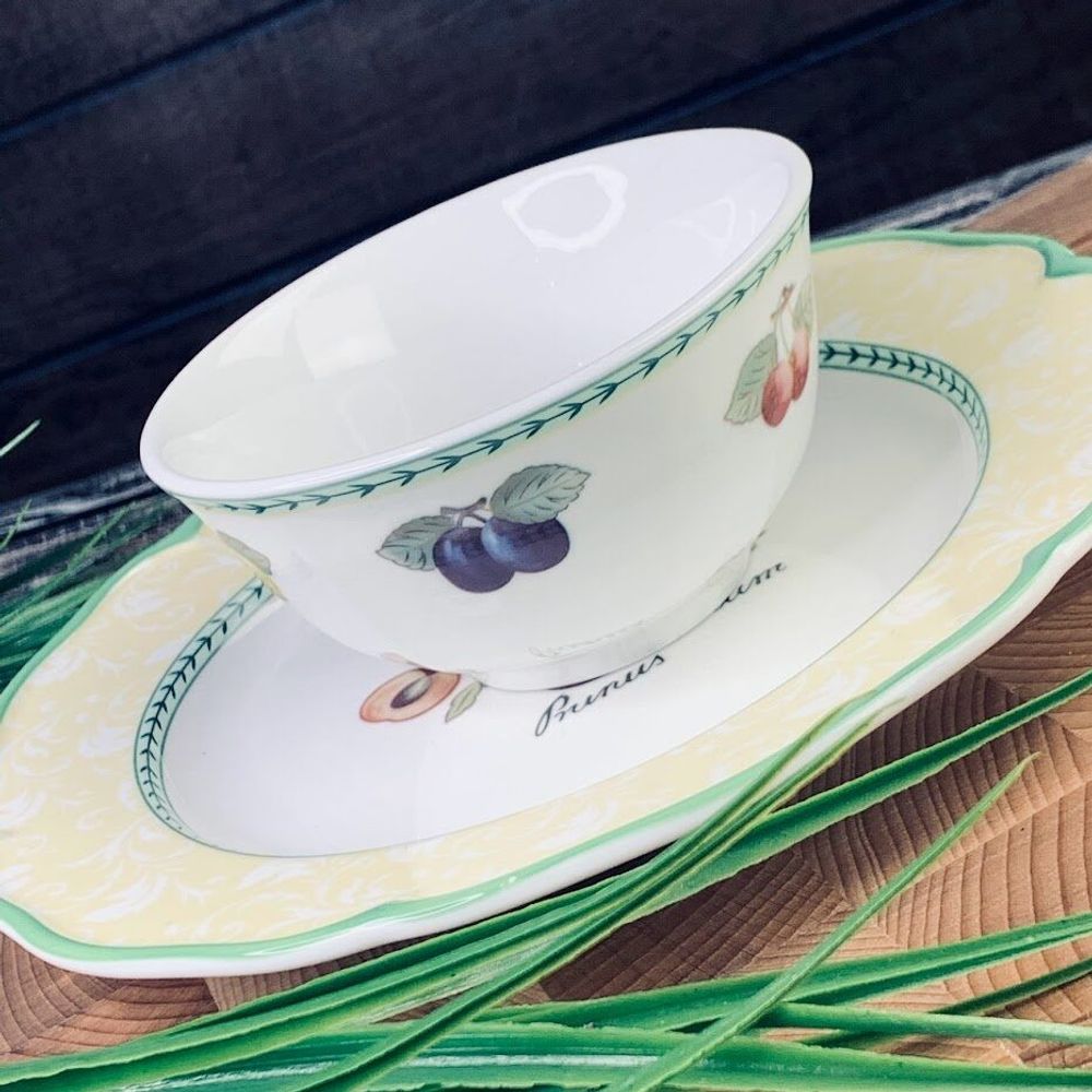 Lenardi 109-097 Салатник 12см ФРУКТОВЫЙ САД в под.уп.(х48)Фарфор