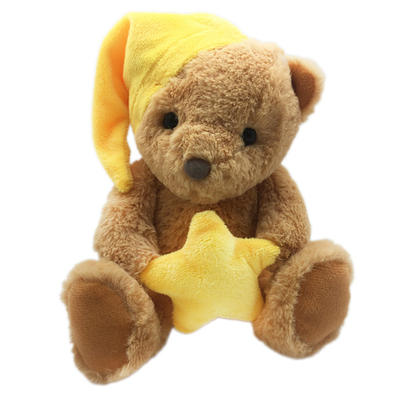 Мягкая игрушка "Медведь в колпачке со звездой" 30 см