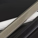 Карниз для штор изогнутый, алюминиевый, однорядный / двухрядный