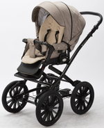 Детская коляска Adamex Chantal Retro 2 в 1 C205 (тем. бежевый)