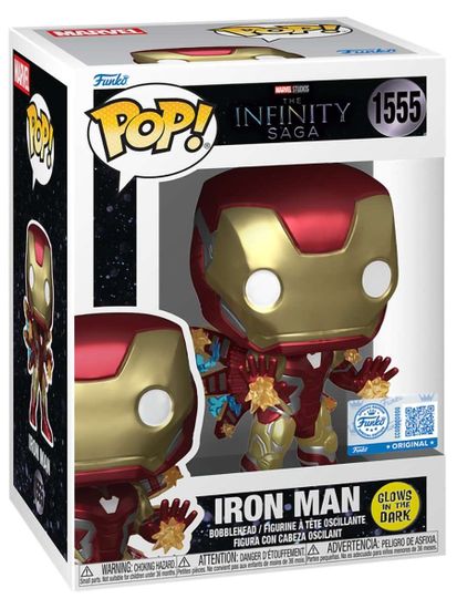 Фигурка Funko POP! Bobble Marvel Infinity Saga Avengers Endgame Iron Man (GW) (Exc) (1555) 88664