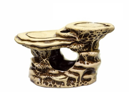 Аква Лого Декорация керамическая Черепаший пляж, 24x14x15 см