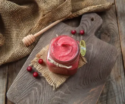 Крем - мёд клюква