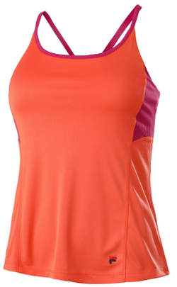 Женский топ теннисный Fila Top Lucy W - hot coral