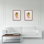 Рамка 30х40 см небьющаяся, багет 17 мм, МДФ под дерево, STAFF "Carven", цвет мокко, 391321