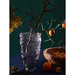 Ваза crumpl, 25 см, серая