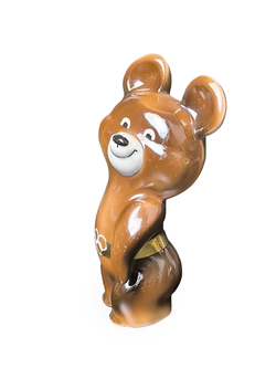 Фарфоровая статуэтка "Олимпийский мишка" (Дулево)