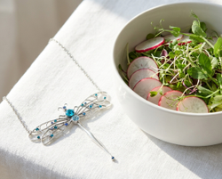 "Гелена" колье из коллекции "Парк Бабочек"