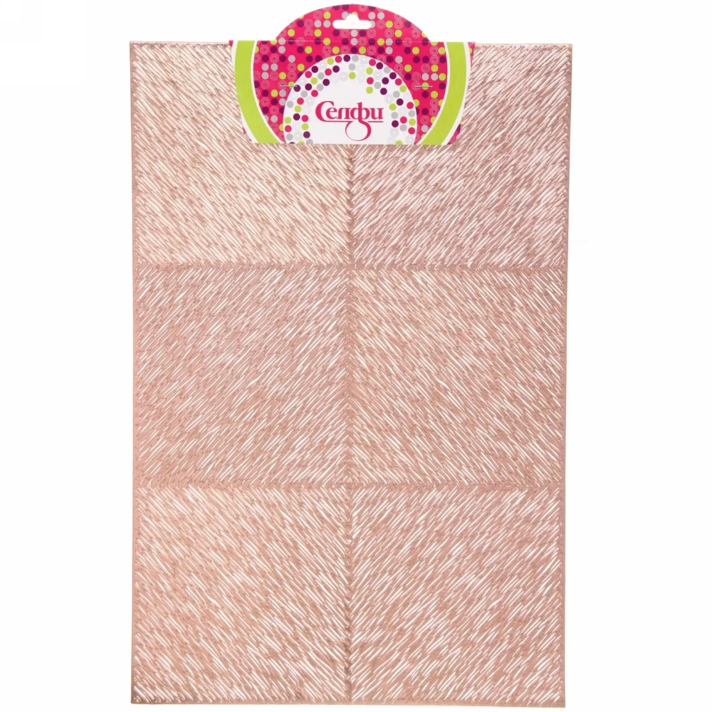 Салфетка на стол 30*45см «Спокойствие» розовое золото