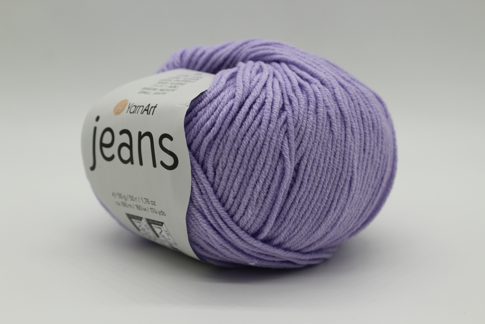 Пряжа "Jeans" 89 Сирень