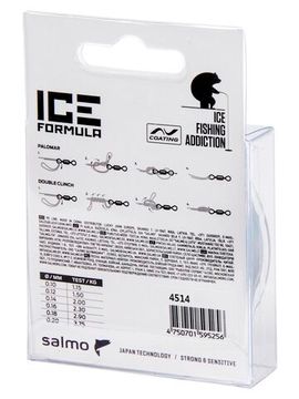 Леска монофильная зимняя Salmo Elite ICE FORMULA Clear 030/016