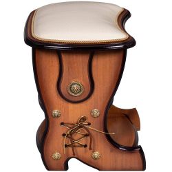 Табурет Сапог с ящиком Орех Беж